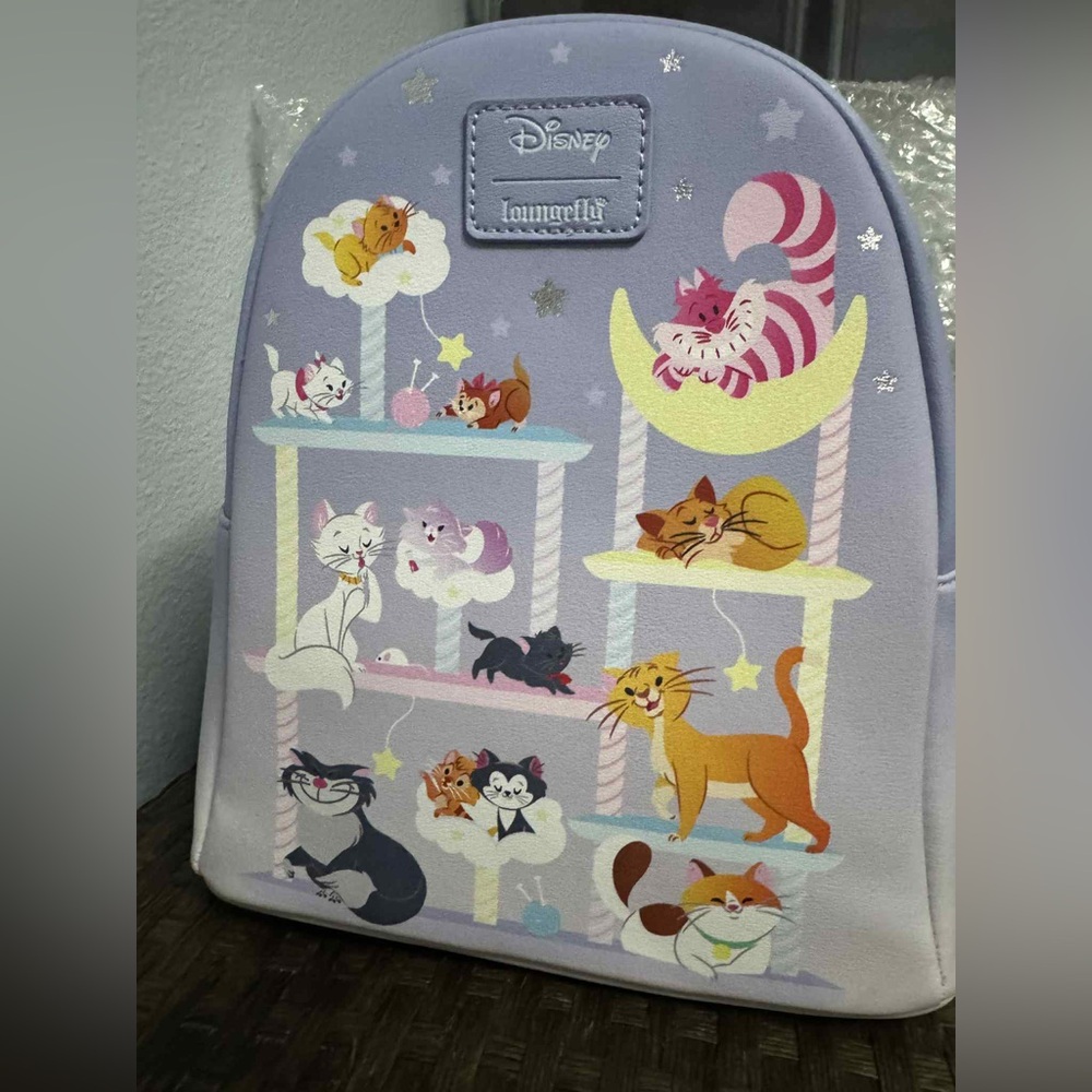 Loungefly Disney Cats Starry Night Mini Backpack - Picture 9 of 9